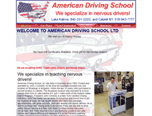 Tablet Screenshot of americandrivingschool.us