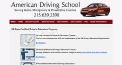 Desktop Screenshot of americandrivingschool.biz